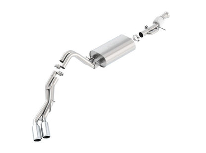 Borla Touring Cat Back 15-16 GMC Denali 6.2L V8 2.75in, 2.25in Dual Same Side Exit 4in Tips Exhaust-Catback-Borla
