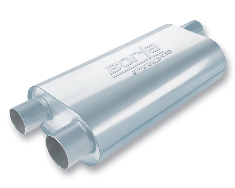 Borla Universal Oval Transverse 2.5in Inlet/Outlet 19in x 10.25in x 5.5in Turbo XL Muffler-Muffler-Borla