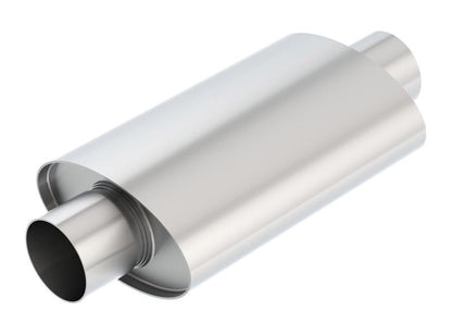 Borla XR-1 Multi-Core 3in Ctr-Ctr Oval 12in x 4.25in x 7.88in Rotary Engine Equipped Racing Muffler-Muffler-Borla