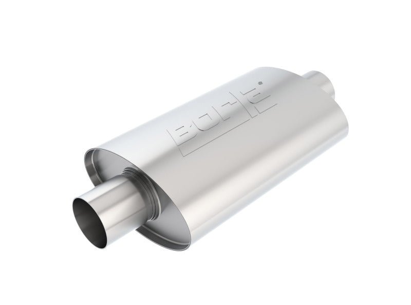Borla XR-1 Racing Sportsman 2 1/2 inch Outlet / 2 1/2 inch Inlet 12in Case Oval Muffler-Muffler-Borla