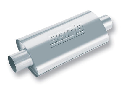 Borla XR-1 Racing Sportsman 2 1/2 inch Outlet / 2 1/2 inch Inlet 16in Case Oval Muffler-Muffler-Borla