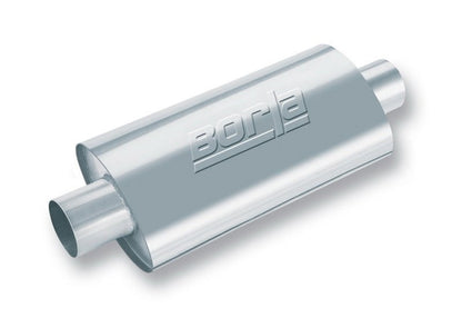 Borla XR-1 Racing Sportsman 3.5in. Outlet / 3.5in Inlet Oval Muffler - 5in Diameter x 15in Length-Muffler-Borla