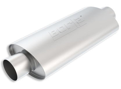 Borla XR-1 Racing Sportsman 3.5in. Outlet / 3.5in Inlet Oval Muffler - 5in Diameter x 15in Length-Muffler-Borla
