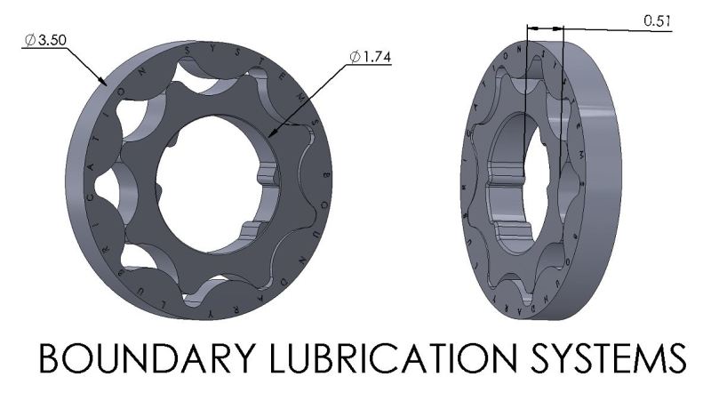 Boundary 05-14 Ford Modular Motor/Shelby GT500 3V 4.6L/5.4L V8 Billet Oil Pump Gear-Oil Pumps-Boundary