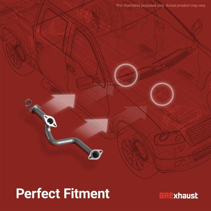 BRE Exhaust 96-01 Cherokee 2.5L 4.0L Front Pipe Kit-Connecting Pipes-Magnaflow