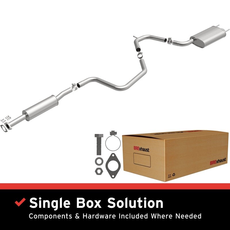 BRExhaust 16-24 Chevrolet Malibu 1.5L Direct-Fit Replacement Exhaust System-Catback-Magnaflow