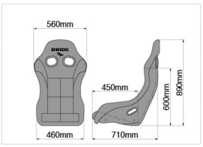 Bride Cusco ZETA IV +C - Super Aramid Black Carbon/Black Leather Seat FIA Approved Race Seats