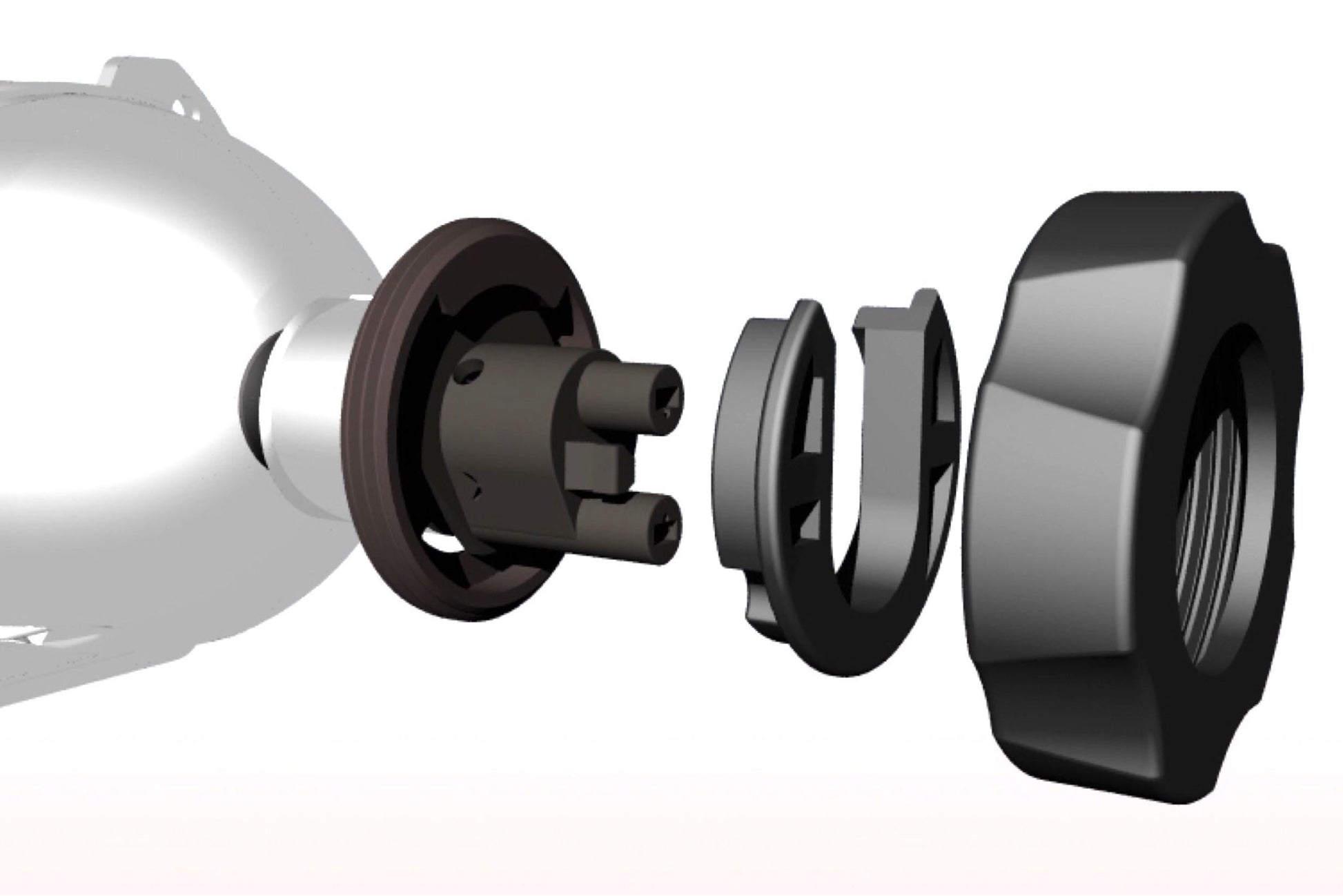 Bulb Holders: Mini H1 MotoHo1ders - Bulb Holder / Adapter - Morimoto