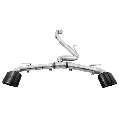 AWE Tuning 18-19 Audi TT RS 8S/RK3 2.5L Turbo Track Edition Exhaust - Diamond Black RS-Style Tips