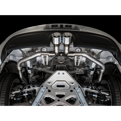 AWE Tuning Porsche 718 Boxster / Cayman Track Edition Exhaust - Chrome Silver Tips