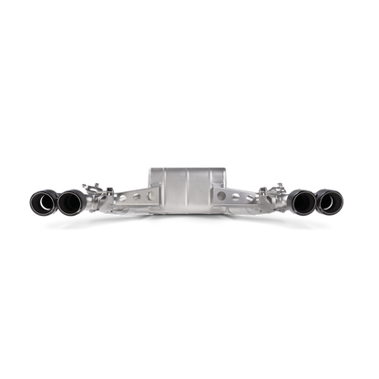 Akrapovič Evolution Line Catback Exhaust (Titanium) w/Carbon Tips - 2020+ BMW M8/M8 Gran Coupe (F93)