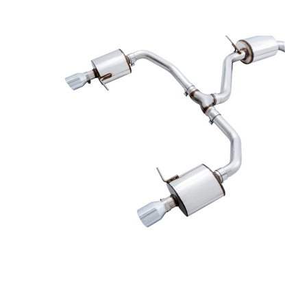AWE Tuning 18-21 Volkswagen Jetta GLI Mk7 Touring Exhaust - Chrome Silver Tips (Fits High-Flow DP)