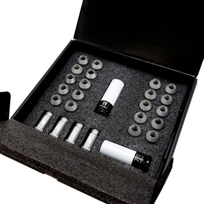 Mishimoto Steel Locking Lug Nuts M14x1.5 24pc Set Black