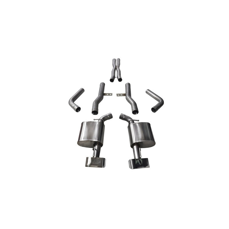 Corsa 15-16 Dodge Challenger SRT / Scat Pack / R/T 6.4L Polished Xtreme Cat-Back Exhaust