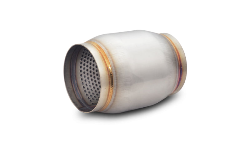 Vibrant SS Race Muffler 5in inlet/outlet x 5in long