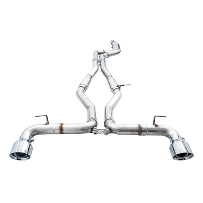 AWE Tuning 2020+ Toyota Supra A90 Track Edition Exhaust - 5in Chrome Silver Tips