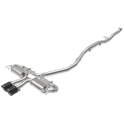 aFe Takeda 3in 304 SS Cat-Back Exhaust System w/CF Tips 17-20 Honda Civic Sport L4-1.5L (t)