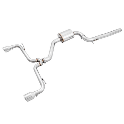 AWE Tuning Volkswagen GTI MK7.5 2.0T Track Edition Exhaust w/Chrome Silver Tips 102mm