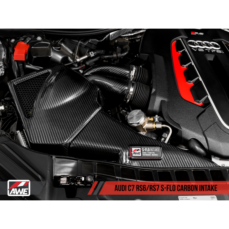 AWE Tuning Audi C7 RS6 / RS7 4.0T S-FLO Carbon Intake V2