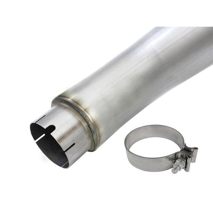 aFe MACHForce XP Exhaust Large Bore 5in DPF-Back SS 13-15 Dodge Trucks L6-6.7L (td) *Polish Tip