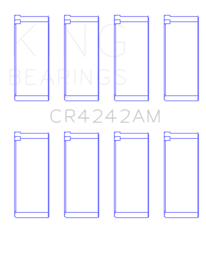 King Honda 97ci 1.6L L4 B16A2/B16A3 Rod Bearing Set - Size STD