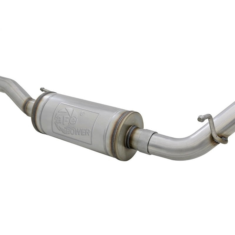 aFe Rebel Series 2.5in 409 SS Cat-Back Exhaust w/ Polished Tips 07+ Jeep Wrangler (JK) V6 3.6L/3.8L