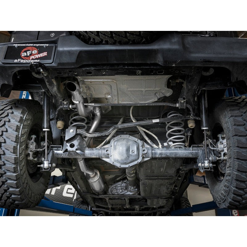 aFe MACH Force-Xp 2.5in 409 SS Catback High-Tuck Exhaust 18-21 Jeep Wrangler (JL) 3.6L 4-Door