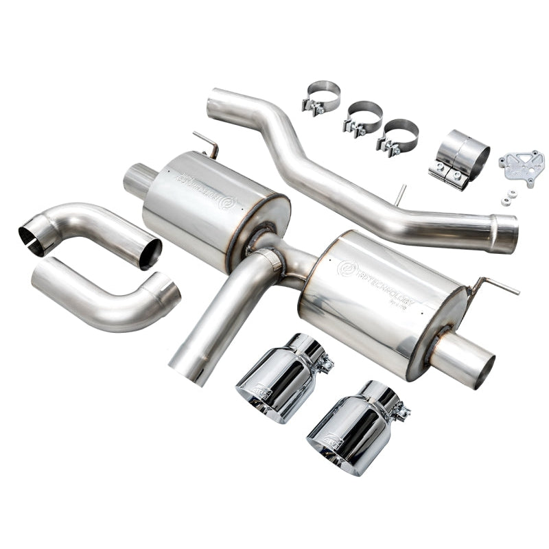 AWE 19-23 BMW 330i / 21-23 BMW 430i Base G2X Touring Axle Back Exhaust - Chrome Silver