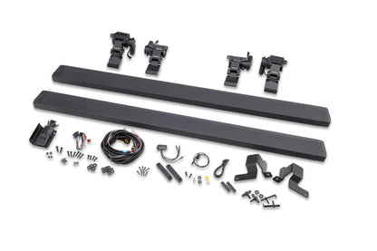 RealTruck 20-24 Jeep Gladiator CC 4dr VoltStep Electric Running Board Kit (Cut/Drill Req.) - Tex Blk