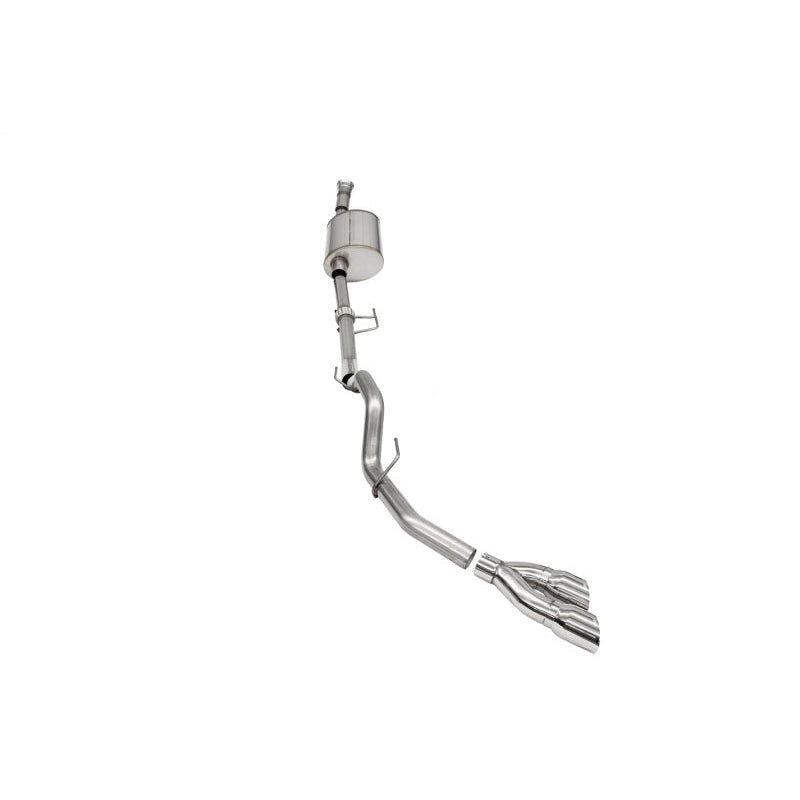 Corsa 2021-2022 Ford F-150 SuperCab/6.5in Bed 3.5L V6 Sport Cat-Back Single Side Exit-Polished