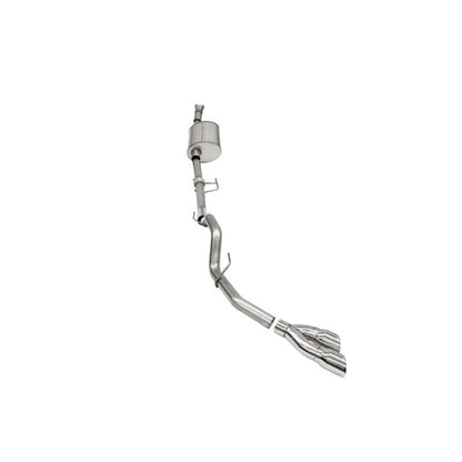 Corsa 2021-2022 Ford F-150 SuperCab/6.5in Bed 3.5L V6 Sport Cat-Back Single Side Exit-Polished