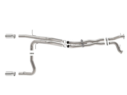 aFe 22-26 Ford Bronco V6 3.0L (tt) Vulcan Series 3in 304SS Cat-Back Exhaust System w/ Polished Tips