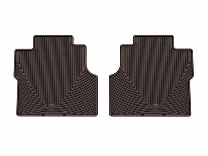 WeatherTech 25-26 Lincoln Navigator 2nd Row Rear All-Weather Floor Mats - Cocoa