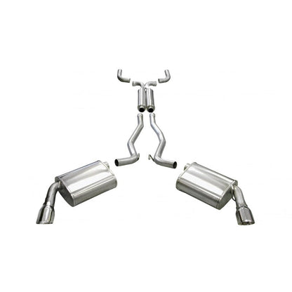 Corsa 10-14 Chevrolet Camaro Coupe SS 6.2L V8 Auto Polished Sport Cat-Back + XO Exhaust