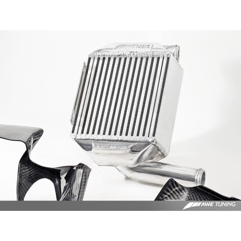 AWE Tuning Audi 2.7T Performance Intercooler Kit - w/Carbon Fiber Shrouds
