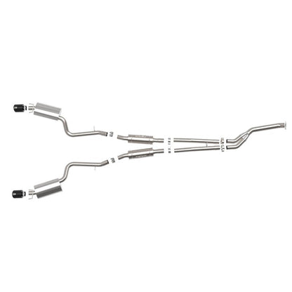 aFe POWER Takeda 16-17 Lexus IS200t L4-2.0L (t) 2.5in-3in 304 SS CB Exhaust w/ Black Tips