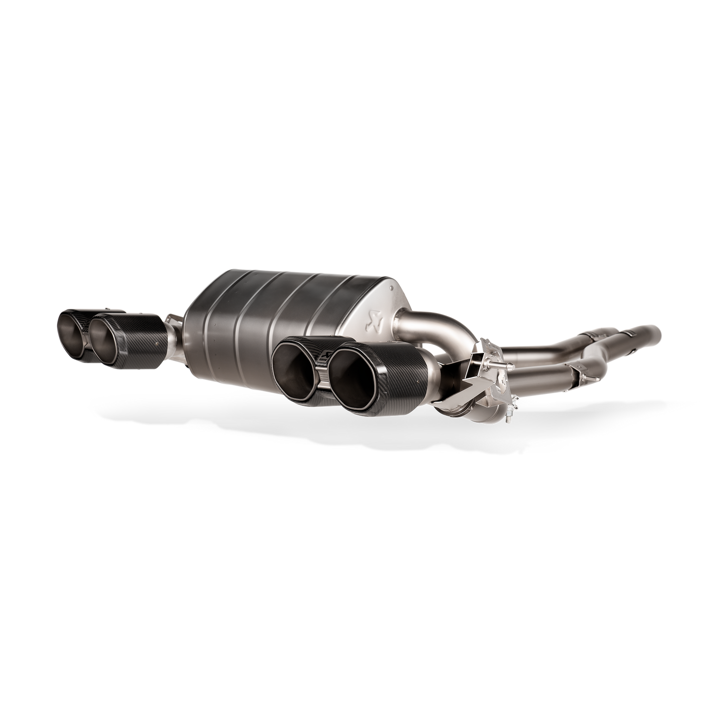 Akrapovič Slip-On Line Exhaust (Titanium) w/o Tips - 2023+ BMW M2 (G87)