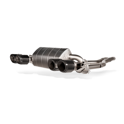 Akrapovič Slip-On Line Exhaust (Titanium) w/o Tips - 2023+ BMW M2 (G87)