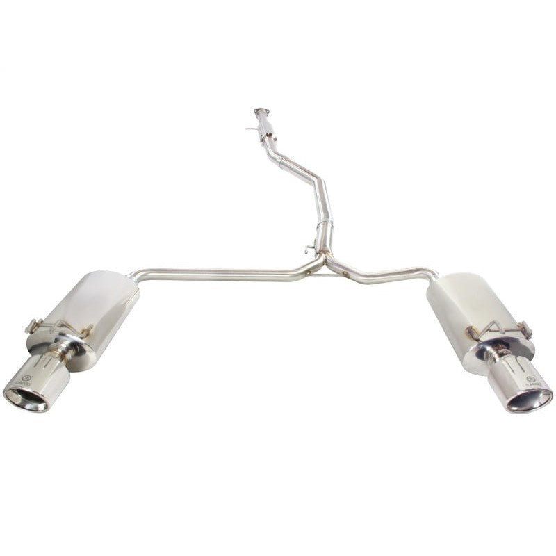 aFe Takeda Exhaust 304SS Dual Cat-Back w/ Polished Tips 13-17 Honda Accord  LX/EX/EX-L Sedan L4 2.4L