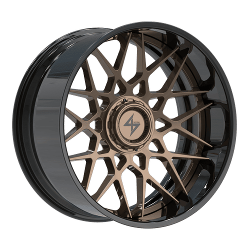 Sentali BFX5 Gloss Black Lip / Gloss Bronze Centre 22x12 -44 8x165.1|8x170mm 125.2mm