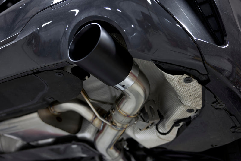 Dinan 19-26 BMW 330i (G20)/21-26 BMW 430i (G22) Valved Axleback Exhaust System - Black Tips