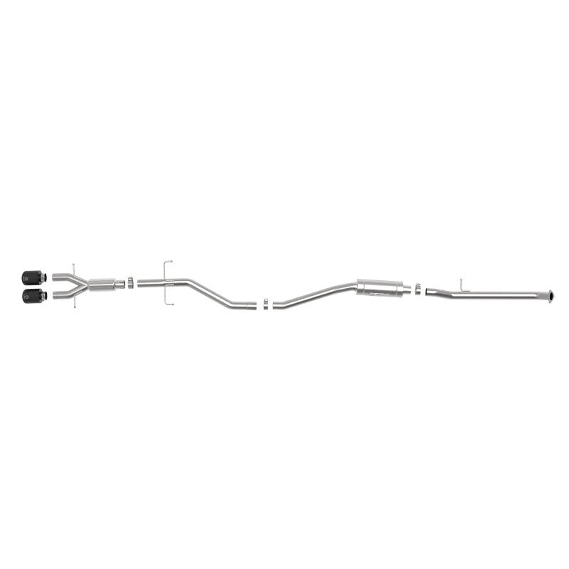 aFe Takeda 2.5in 304SS Cat-Back Exhaust System w/ Black Tips 17-20 Honda Civic Si Sedan I4 1.5L