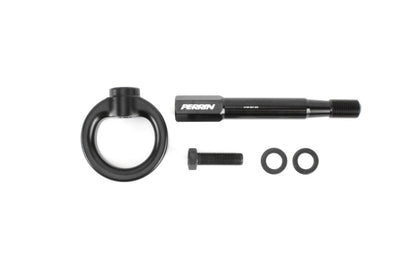 PERRIN 25-26 Subaru Forester (Base/Ltd-Prem-Sport-Touring Incl. Hybrid/Wldrns) FR Tow Hook Kit - Bk