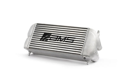 AMS Performance 2015+ Ford F-150 & Raptor 2.7L/3.5L EcoBoost Stock Loc. Intercooler (Silver w/ Logo)