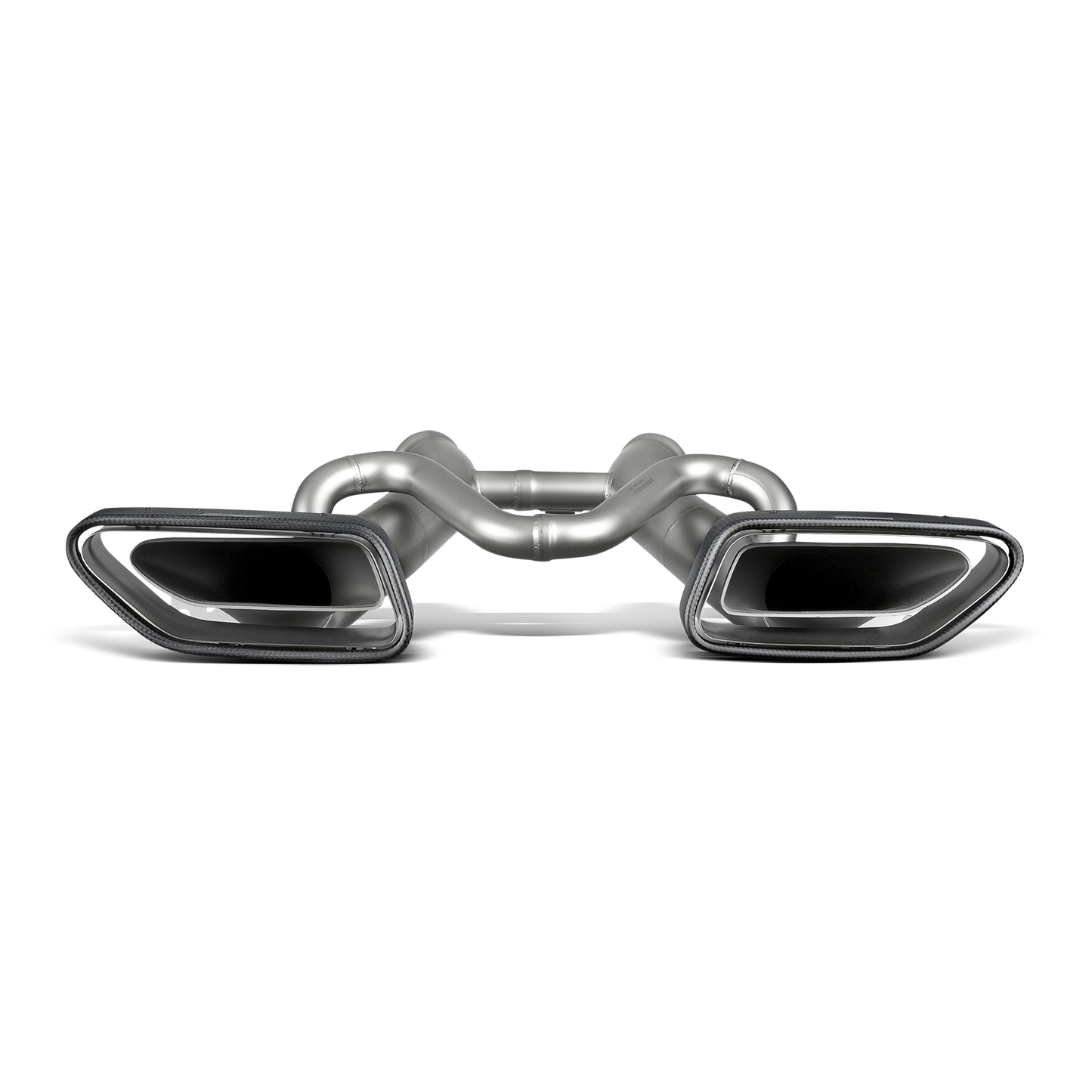 Akrapovič Slip-On Line Exhaust (Titanium) w/Carbon Tips - 2014-2019 McLaren 650S/650S Spider