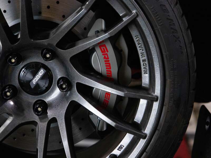 GrimmSpeed 02-21 Subaru WRX/STI 4-Piston Brake Caliper Kit - Red (For 340mm Rotor)