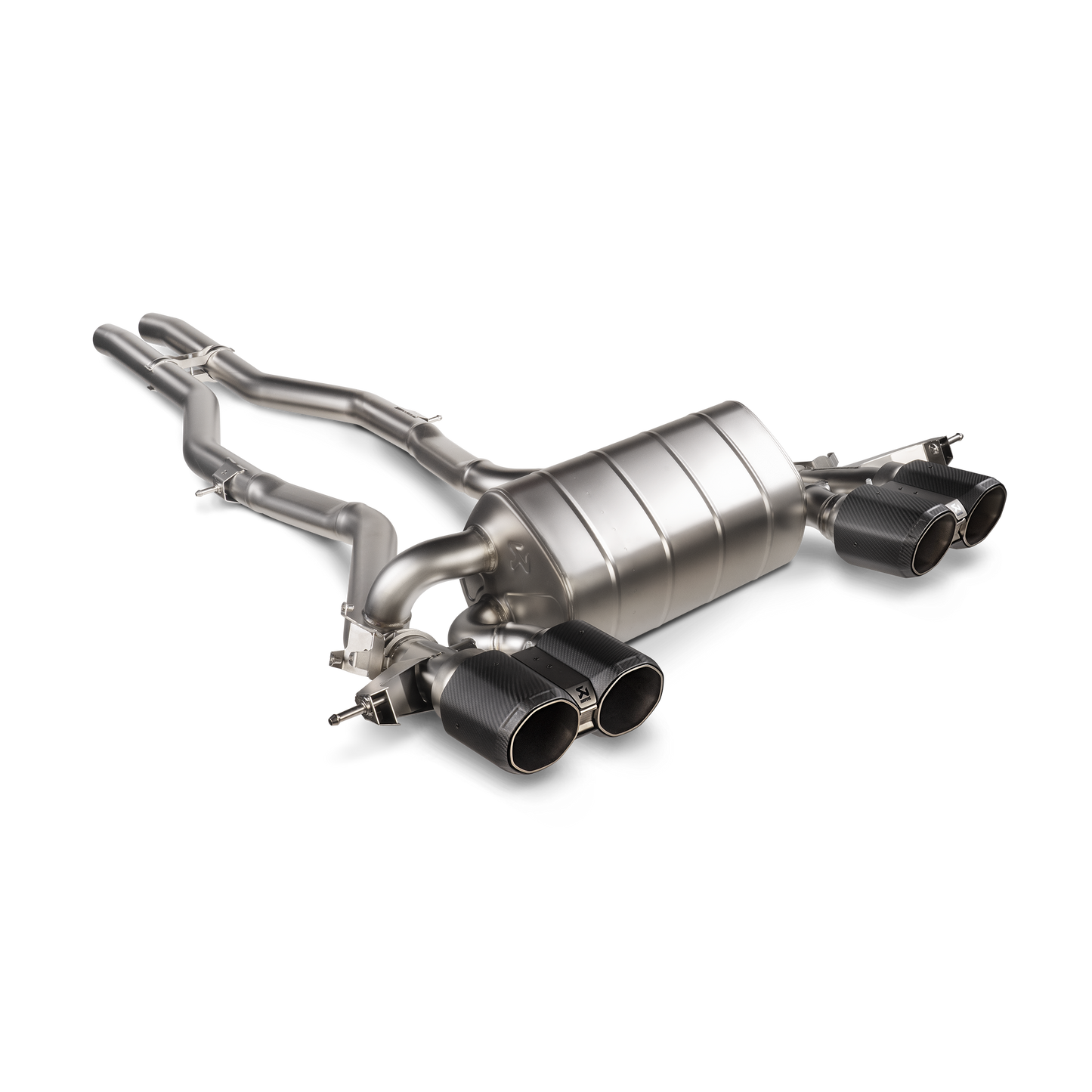 Akrapovič Slip-On Line Exhaust (Titanium) w/o Tips - 2021+ BMW M3/M4 (G80/G82)