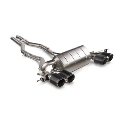 Akrapovič Slip-On Line Exhaust (Titanium) w/o Tips - 2021+ BMW M3/M4 (G80/G82)