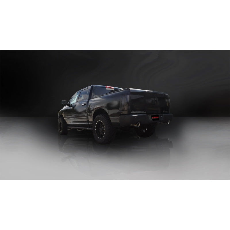 Corsa 09-14 Dodge Ram 1500 4.7L Quad/Crew Cab/Short Bed Polished Dual Exit Cat-Back Exhaust