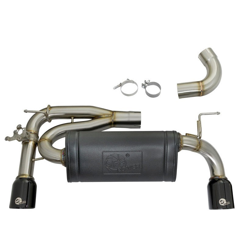 aFe MACHForce XP Exhausts Axle-Back 12-15 BMW 335i 3.0T (SS w/Black Tips)
